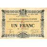 Avignon - Pirot 18-5 variété - 1 franc - 11/08/1915 - Etat : TTB