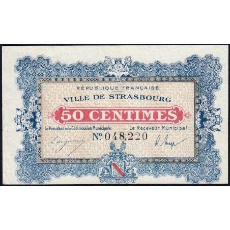 Strasbourg - Pirot 133-1a - 50 centimes - 11/11/1918 - Etat : SUP