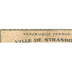 Strasbourg - Pirot 133-4 - 1 franc - 11/11/1918 - Etat : B+