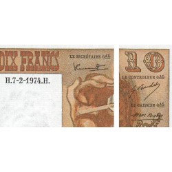 F 63-03 - 07/02/1974 - 10 francs - Berlioz - Série V.21 - Etat : NEUF