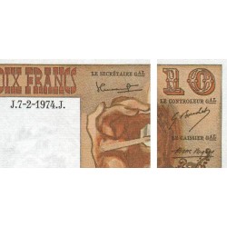 F 63-03 - 07/02/1974 - 10 francs - Berlioz - Série V.22 - Etat : SPL