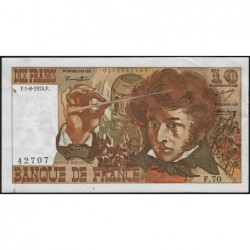 F 63-06 - 01/08/1974 - 10 francs - Berlioz - Série F.70 - Etat : SUP-