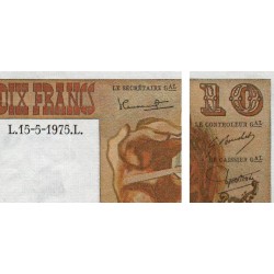 F 63-10 - 15/05/1975 - 10 francs - Berlioz - Série U.183 - Etat : TTB+