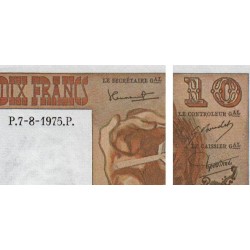 F 63-12 - 07/08/1975 - 10 francs - Berlioz - Série Q.223 - Etat : SPL