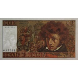 F 63-17a - 05/01/1976 - 10 francs - Berlioz - Série X.283 - Etat : SUP