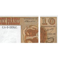 F 63-18 - 04/03/1976 - 10 francs - Berlioz - Série K.288 - Etat : TTB+