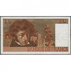 F 63-19 - 01/07/1976 - 10 francs - Berlioz - Série W.290 - Remplacement - Etat : TB+