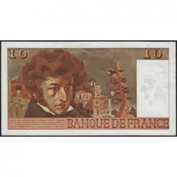 F 63-19 - 01/07/1976 - 10 francs - Berlioz - Série J.291 - Etat : TTB