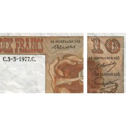 F 63-21 - 03/03/1977 - 10 francs - Berlioz - Série N.297 - Etat : TB