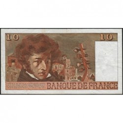 F 63-21 - 03/03/1977 - 10 francs - Berlioz - Série P.297 - Etat : TB+