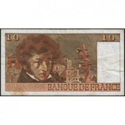 F 63-21 - 03/03/1977 - 10 francs - Berlioz - Série W.297 - Remplacement - Etat : TB-