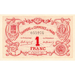 Le Mans - Pirot 69-5 - 1 franc - 08/07/1915 - Etat : SUP+