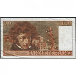 F 63-22 - 02/06/1977 - 10 francs - Berlioz - Série P.300 - Etat : TB