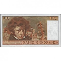 F 63-22 - 02/06/1977 - 10 francs - Berlioz - Série R.300 - Etat : TTB+