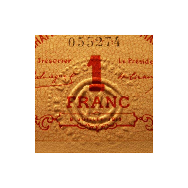 Billet des chambres de commerce Le Mans 1 franc