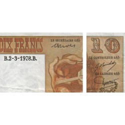 F 63-23 - 02/03/1978 - 10 francs - Berlioz - Série L.302 - Etat : TB