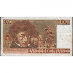 F 63-24 - 06/07/1978 - 10 francs - Berlioz - Série J.304 - Etat : TB