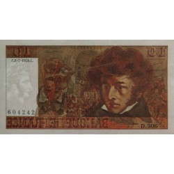 F 63-25 - 06/07/1978 - 10 francs - Berlioz - Série D.306 - Etat : SUP+