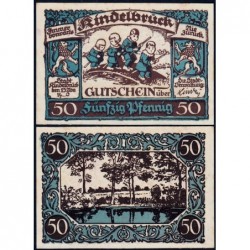 Allemagne - Notgeld - Kindelbrück - 50 pfennig - 23/11/1920 - Etat : SPL