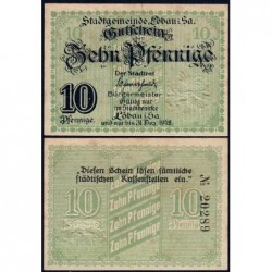 Allemagne - Notgeld - Löbau - 10 pfennig - 1918 - Etat : SPL