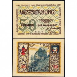 Allemagne - Notgeld - Westerburg - 50 pfennig - 1920 - Etat : NEUF