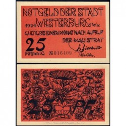 Allemagne - Notgeld - Westerburg - 25 pfennig - 1920 - Etat : SPL
