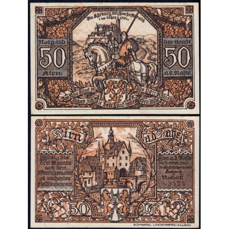 Allemagne - Notgeld - Kirn - 50 pfennig - Série II - 09/09/1920 - Etat : SUP+