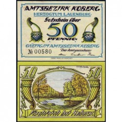 Allemagne - Notgeld - Koberg - 50 pfennig - 1921 - Etat : SPL
