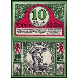 Allemagne - Notgeld - Lünen - 10 pfennig - 12/04/1921 - Etat : NEUF