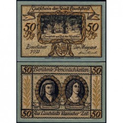 Allemagne - Notgeld - Lauchstedt (Bad Lauchstädt) - 50 pfennig - 1921 - Etat : NEUF