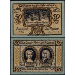 Allemagne - Notgeld - Lauchstedt (Bad Lauchstädt) - 50 pfennig - Type 2 - 1921 - Etat : NEUF