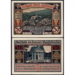Allemagne - Notgeld - Liebenstein - 50 pfennig - 1921 - Etat : NEUF