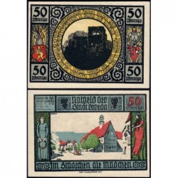 Allemagne - Notgeld - Lobeda (Jena) - 50 pfennig - Réf. 3 - Type 4 - 1921 - Etat : NEUF