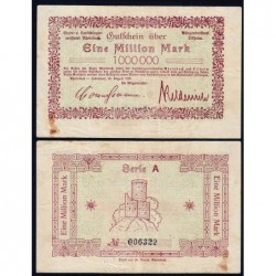 Allemagne - Notgeld - Rheinbach - 1 million mark - Série A - 15/08/1923 - Etat : TTB