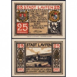 Allemagne - Notgeld - Laufen - 25 pfennig - 20/10/1920 - Etat : SPL+