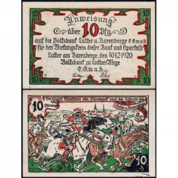 Allemagne - Notgeld - Lutter am Barenberge - 10 pfennig - 30/12/1920 - Etat : NEUF