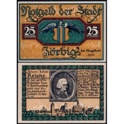 Allemagne - Notgeld - Zörbig - 25 pfennig - Série V - 1921 - Etat : SPL