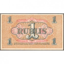Lettonie - Pick R.1 - 1 rublis - Série AR - 1919 - Etat : NEUF