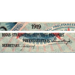 Lettonie - Pick R.3a - 5 rubli - Série RO - 1919 - Etat : pr.NEUF