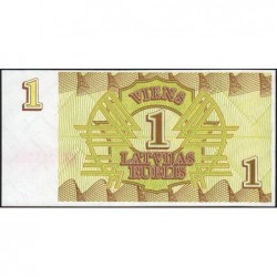 Lettonie - Pick 35 - 1 rublis - Série BK - 1992 - Etat : NEUF