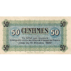 Le Puy (Haute-Loire) - Pirot 70-5 - 50 centimes - Série B - 10/10/1916 - Etat : TTB+