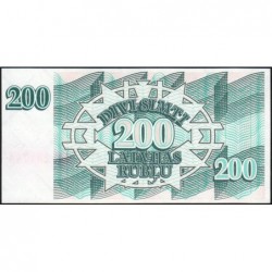 Lettonie - Pick 41 - 200 rubli - Série MB - 1992 - Etat : NEUF