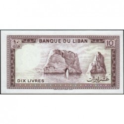 Liban - Pick 63f - 10 livres - 01/05/1986 - Etat : NEUF