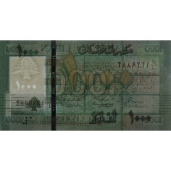 Liban - Pick 90a - 1'000 livres - Série K/01 - 24/02/2011 - Etat : NEUF