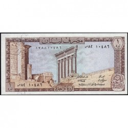 Liban - Pick 61c - 1 livre - 01/03/1980 - Etat : SPL