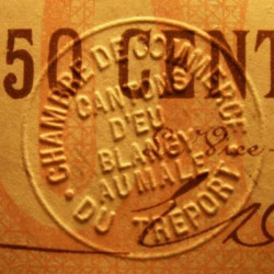 Le Tréport - Pirot 71-1 variété - 50 centimes - Lettre C - Sans série - 1915 - Etat : pr.NEUF