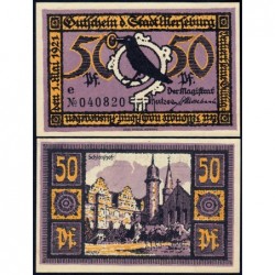Allemagne - Notgeld - Merseburg - 50 pfennig - Lettre e - 01/05/1921 - Etat : NEUF