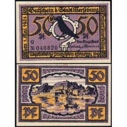 Allemagne - Notgeld - Merseburg - 50 pfennig - Lettre g - 01/05/1921 - Etat : SPL+