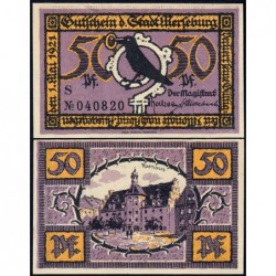 Allemagne - Notgeld - Merseburg - 50 pfennig - Lettre S - 01/05/1921 - Etat : SPL