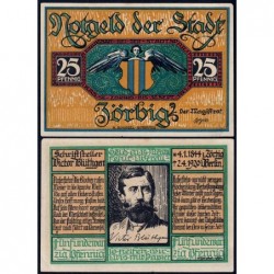 Allemagne - Notgeld - Zörbig - 25 pfennig - Série II - 1921 - Etat : SPL